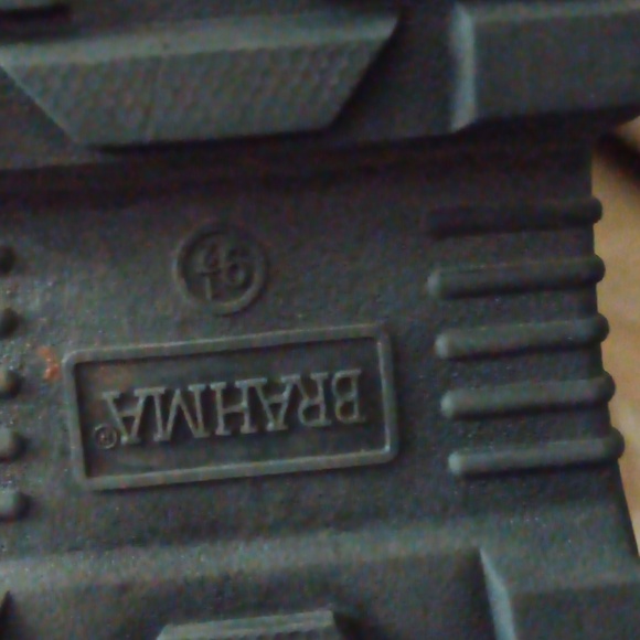 BRAHMA  STEEL  TOE/ WATER PROOF  BOOT SIZE 9.5 PREOWNED GOOD - Picture 10 of 11